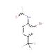 2′-Bromo-4′-(trifluoromethyl)acetanilide (CAS 175135-49-6) - chemical structure image