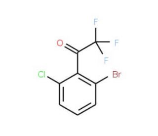 2&prime;-Bromo-6&prime;-chloro-2,2,2-trifluoroacetophenone - chemical structure image