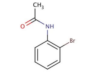 2&prime;-Bromoacetanilide (CAS 614-76-6) - chemical structure image