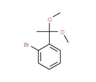 2&prime;-Bromoacetophenone dimethyl ketal (CAS 120254-80-0) - chemical structure image