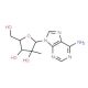 2′-C-Methyladenosine (CAS 15397-12-3) - chemical structure image