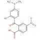 2′-Carboxy-4-dimethylamino-2-hydroxy-5′-nitrobenzophenone (CAS 166442-40-6) - chemical structure image