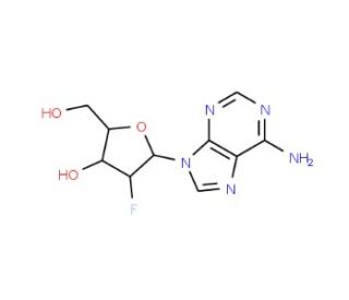 2&prime;-Deoxy-2&prime;-fluoroadenosine (CAS 64183-27-3) - chemical structure image