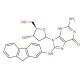 2′-Deoxy-8-(9H-fluoren-2-ylamino)-guanosine (CAS 73051-69-1) - chemical structure image
