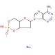 2'-Deoxyadenosine 3':5'-cyclic monophosphate sodium salt 的分子结构, CAS编号: 93839-95-3 2′-Deoxyadenosine 3′:5′-cyclic monophosphate sodium salt (CAS 93839-95-3) - chemical structure image