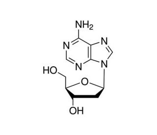 2′-Deoxyadenosine (CAS 958-09-8) - chemical structure image