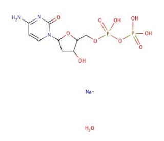2′-Deoxycytidine 5′-diphosphate sodium salt (CAS 151151-32-5) - chemical structure image