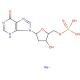 2'-Deoxyinosine 5'-monophosphate disodium salt 的分子结构, CAS编号: 14999-52-1 2′-Deoxyinosine 5′-monophosphate disodium salt (CAS 14999-52-1) - chemical structure image