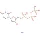 2′-Deoxyuridine 5′-triphosphate sodium salt (CAS 102814-08-4) - chemical structure image