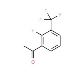 2&prime;-Fluoro-3&prime;-(trifluoromethyl)acetophenone (CAS 207853-63-2) - chemical structure image