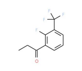 2&prime;-Fluoro-3&prime;-(trifluoromethyl)propiophenone (CAS 207986-23-0) - chemical structure image