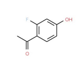 2&prime;-Fluoro-4&prime;-hydroxyacetophenone (CAS 98619-07-9) - chemical structure image