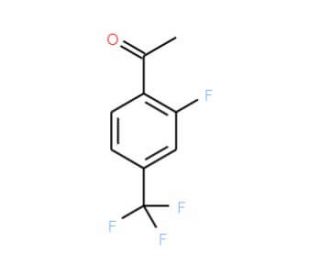 2&prime;-Fluoro-4&prime;-(trifluoromethyl)acetophenone (CAS 122023-29-4) - chemical structure image