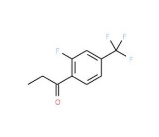 2&prime;-Fluoro-4&prime;-(trifluoromethyl)propiophenone (CAS 208173-16-4) - chemical structure image
