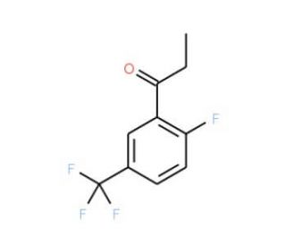 2&prime;-Fluoro-5&prime;-(trifluoromethyl)propiophenone (CAS 207974-18-3) - chemical structure image