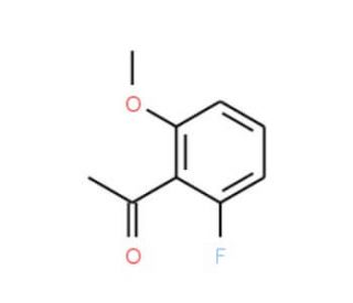 2&prime;-Fluoro-6&prime;-methoxyacetophenone (CAS 120484-50-6) - chemical structure image