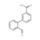 2′-Formyl-[1,1′-biphenyl]-3-carboxylic acid (CAS 205871-52-9) - chemical structure image