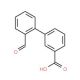 2′-Formyl-biphenyl-3-carboxylic acid (CAS 205871-52-9) - chemical structure image