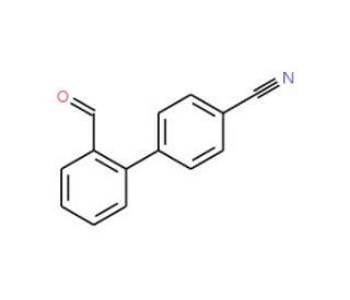 2&prime;-Formyl-biphenyl-4-carbonitrile (CAS 199939-26-9) - chemical structure image