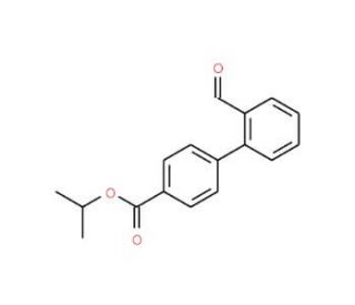2&prime;-Formyl-biphenyl-4-carboxylic acid isopropyl ester - chemical structure image