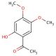 2′-Hydroxy-4′,5′-dimethoxyacetophenone (CAS 20628-06-2) - chemical structure image