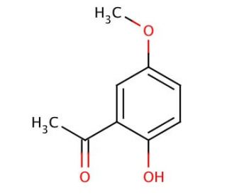 2&prime;-Hydroxy-5&prime;-methoxyacetophenone (CAS 705-15-7) - chemical structure image
