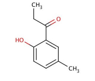 2&prime;-Hydroxy-5&prime;-methylpropiophenone (CAS 938-45-4) - chemical structure image