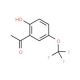 2′-Hydroxy-5′-(trifluoromethoxy)acetophenone (CAS 146575-64-6) - chemical structure image