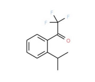 2&prime;-iso-Propyl-2,2,2-trifluoroacetophenone (CAS 845823-14-5) - chemical structure image