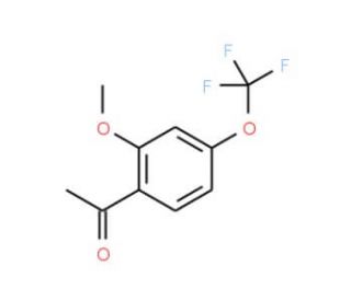 2&prime;-Methoxy-4&prime;-(trifluoromethoxy)acetophenone - chemical structure image