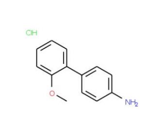 2&prime;-Methoxy[1,1&prime;-biphenyl]-4-amine hydrochloride (CAS 824414-16-6) - chemical structure image