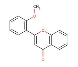 2&prime;-Methoxyflavone (CAS 19725-47-4) - chemical structure image