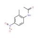 2′-Methyl-4′-nitroacetanilide (CAS 2719-15-5) - chemical structure image