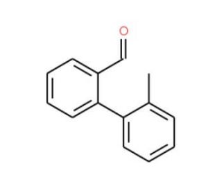 2&prime;-Methylbiphenyl-2-carbaldehyde (CAS 7111-68-4) - chemical structure image