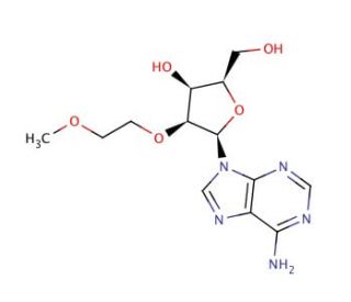2&prime;-O-(2-Methoxyethyl)adenosine (CAS 168427-74-5) - chemical structure image