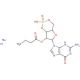 2′-O-Monobutyrylguanosine 3′:5′-cyclic monophosphate sodium salt (CAS 58329-72-9) - chemical structure image