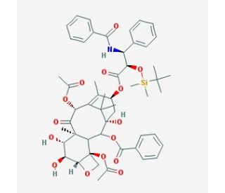 2&prime;-O-(tert-Butyldimethylsilyl)-6&alpha;-hydroxypaclitaxel (CAS 211732-86-4) - chemical structure image