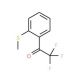 2′-Thiomethyl-2,2,2-trifluoroacetophenone (CAS 166831-65-8) - chemical structure image