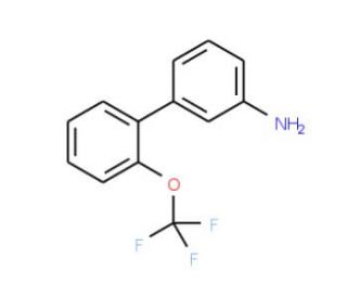 2&prime;-(trifluoromethoxy)-1,1&prime;-biphenyl-3-amine - chemical structure image