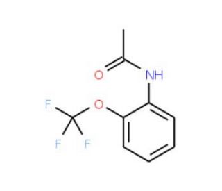 2&prime;-(Trifluoromethoxy)acetanilide (CAS 3832-55-1) - chemical structure image