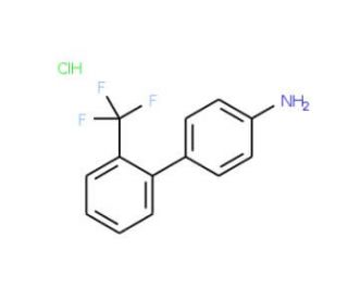 2&prime;-(Trifluoromethyl)-[1,1&prime;-biphenyl]-4-amine hydrochloride - chemical structure image