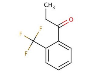 2&prime;-(Trifluoromethyl)propiophenone (CAS 16185-96-9) - chemical structure image