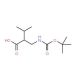 (2R)-2-{[(tert-Butoxycarbonyl)amino]methyl}-3-methylbutanoic acid (CAS 191664-14-9) - chemical structure image