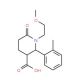 (2R,3R)-1-(2-Methoxy-ethyl)-6-oxo-2-o-tolyl-piperidine-3-carboxylic acid - chemical structure image