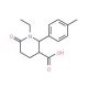 (2R,3R)-1-Ethyl-6-oxo-2-p-tolyl-piperidine-3-carboxylic acid - chemical structure image