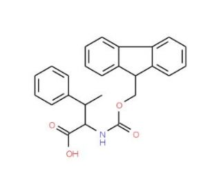 (2R,3R)/(2S,3S)-Fmoc-DL-beta-methyl-Phe-OH (CAS 321524-79-2) - chemical structure image