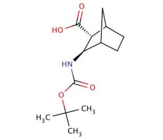 (2R,3R)-3-[(tert-butoxycarbonyl)amino]bicyclo[2.2.1]heptane-2-carboxylic acid - chemical structure image