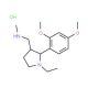 [(2R,3S)-2-(2,4-Dimethoxy-phenyl)-1-ethyl-pyrrolidin-3-ylmethyl]-methyl-amine hydrochloride - chemical structure image