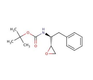 (2R,3S)-3-(tert-Boc)amino-1,2-epoxy-4-phenylbutane (CAS 98760-08-8) - chemical structure image