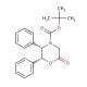 (2R,3S)-(−)-N-Boc-6-oxo-2,3-diphenylmorpholine (CAS 112741-49-8) - chemical structure image